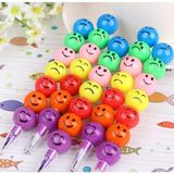 Emoji Yumurtlayan Kurşun Kalem 4'lü - 01P-Pembe