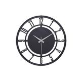 EMORES 41 Cm Metal Malzeme Akarsaniye Sessiz Mekanizma Dekoratif Duvar Saati