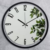 EMORES 50 CM AKAR SANİYE SESSİZ MEKANİZMA METAL AYNALI DUVAR SAATİ