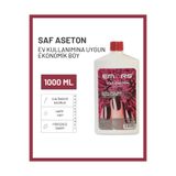 Emors Saf Aseton Oje Silici 1000 ml – Ev Kullanımına Uygun Profesyonel Güçlü Oje Çıkarıcı