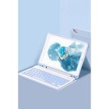Emos Avm iPad 5 Air 9.7 Kılıf KC01 Smart Klavyeli Tablet Kılıfı - Mavi