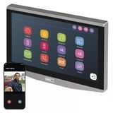 Emos Gosmart - Uygulamalı Görüntülü Kapı İnterkomu İçin Akıllı Ev Ek Monitörü - Wifi - 7 İnç Dokunmatik Lcd Ekran, Anlık Görüntü, Kayıt, Kilit Ve Kapı Kontrolü İle Full Hd 1080P İnterkom - Gümüş