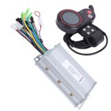 Emoshayoga Aluminium LCD Daumenschieber LH100 60V E-Bike Controller Verschleißfest, für Trainingswettkämpfe(500W)