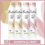 Emotion Bliss & Joy Kadın Deodorant 4X200 ml