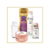 Emotion Bloom Kadın Sprey Deodorant 150 ML + Roll-On 50 ML + Arko Badem Yoğun Bakım Kremi 250 ML + Duru Duş Jeli 450 ML + Privacy Addiction Kadın Parfüm EDP 50 ML