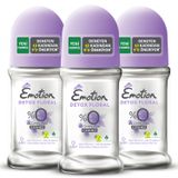 Emotion Detox Floral Kadın Alüminyumsuz Vegan Roll On 3x50 Ml