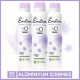 Emotion Detox Floral Kadın Vegan Deodorant 3x150 ml Alüminyumsuz ve Pudrasız Koruma