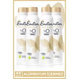 Emotion Gold Bliss Kadın Alüminyumsuz Vegan Deodorant 4x150 Ml Hızlı Kurur, Leke Bırakmaz