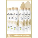 Emotion Gold Bliss Kadın Alüminyumsuz Vegan Deodorant 6x150 Ml Hızlı Kurur , Leke Bırakmaz
