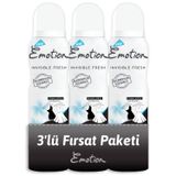 Emotion Invisible Fresh 3x150 ML Kadın Deodorant