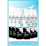 Emotion Invisible Fresh Kadın Alüminyumsuz Vegan Deodorant 6x150ml Hızlı Kurur, Leke Bırakmaz