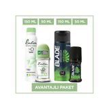 Emotion Natural Breeze Kadın Deodorant 150 ML + Roll-On 50 ML + Blade Green Dream Erkek Deodorant 150 ML + Green Dream Roll-On 50 ML