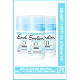 Emotion Ocean Fresh Deodorant Roll On Vegan %0 Alüminyum ve Alkol İçermez 3x50 Ml