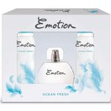Emotion Ocean Fresh EDT 50 ml Kadın Parfümü+2x150 ml Deodorant