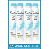 Emotion Ocean Fresh Kadın Alüminyumsuz Vegan Deodorant 4x200 Ml