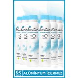 Emotion Ocean Fresh Kadın Vegan Deodorant 6x150ml Hızlı Kurur , Leke Bırakmaz