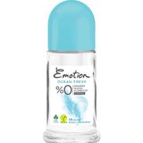 Emotion Ocean Fresh Pudrasız Roll-On Deodorant 50 ml – Leke Bırakmayan, 48 Saat Etkili Unisex Ferah Koku