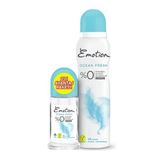 Emotion Ocean Fresh Roll On 50 Ml + Deodorant 150 Ml