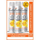 Emotion Serum Boost Cilt Tonu Eşitleyici Kadın Sprey Deodorant Alüminyum&Alkol İçermez 3x150 Ml