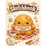 Emotional Support Nugget Sketchbook: Kawaii Chicken Nugget Journal – Blank Pages for Doodles, Notes & Self-Care