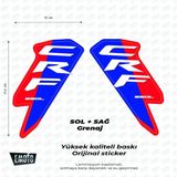 Emoto Reklam Honda Crf 250 L Orjınal Grenaj Stıcker - 001-Renkli