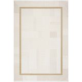 Empera Tokyo - Ruby Toz Vermeyen Salon Ve Oturma Odası Halısı - Krem - Beyaz - 160 x 230 cm