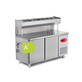 Empero EMP.150.80.01-PSY A+ 300 Lt Çift Kapılı Pizza ve Salata Hazırlık Buzdolabı
