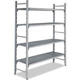 Empero EMP.50157-18 Düz Tablalı En 157x50x180 cm Polipropilen Raflar