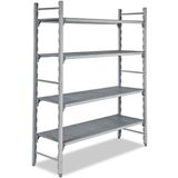 Empero EMP.60497-18 Düz Tablalı En 497x60x180 cm Polipropilen Raflar