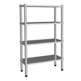 Empero EMP.D.2.61107-18-4 4 Katlı Düz 61x107x180 cm Inox 201 1 Raflar