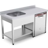 Empero EMP.E.71885-1EMT-R Sağ Alt Raflı 180x70x85 cm Tek Evyeli Tezgah