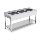 Empero EMP.E.72085-3ET 200x70x85 cm 3 Evyeli Alt Raflı Tezgah