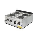 Empero EMP.PLS.7KE020-Y Elektrikli 80x73x30 cm 4 Yuvarlak Pleytli