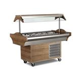 Empero EMP.SB.03 Saladbar , Hareketli 3*1/1 Gn Küvet Sogutmalı