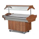 Empero EMP.SB.05-N Granit Üst Tabla 180x89x137 cm Nötr Salat Bar