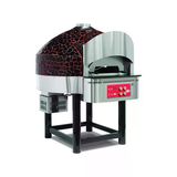 Empero EMP.SPO.04-BR-LPG Pizza Fırını Döner Tabanlı Gazlı Siyah-kırmızı Lpg