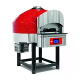 Empero EMP.SPO.04-D-RB Dijital Pizza Fırını Döner Tabanlı Gazlı Kırmızı-siyah