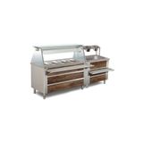 Empero Sürgü Standlı 150x79x135 cm Benmari ve Nötr Servis Ünitesi