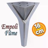 Empoli Luks Mobilya Oturma Yukseltici Kanepe Sehpa Tv Unite Koltuk Ayagi Baza Ayaklari Fume 16 Cm