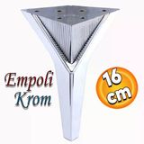 Empoli Luks Mobilya Oturma Yukseltici Kanepe Sehpa Tv Unite Koltuk Ayagi Baza Ayaklari Krom 16 Cm