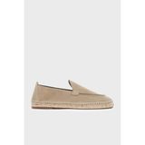 Emporio Armani% 100 Deri Espadril Erkek ESPADRİL EM005854 AF23967 U6092