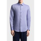 Emporio Armani% 100 Keten Regular Fit Klasik Yaka Uzun Kollu Gömlek Erkek GÖMLEK EM000099 TE10157 OB003