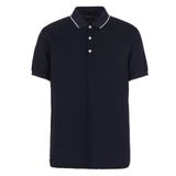 Emporio Armani% 100 Pamuk Düğmeli Polo T Shirt Erkek POLO 8N1FP0 1JHWZ 0920 LACİVERT M