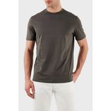Emporio Armani % 100 Pamuk Regular Fit Bisiklet Yaka T Shirt Erkek T Shirt EM000983 AF13669 U6200 - Kahve - 3XL