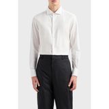 Emporio Armani % 100 Pamuk Regular Fit Gömlek Erkek Gömlek 6D1C86 1nıuz F119 - 2XL - Beyaz