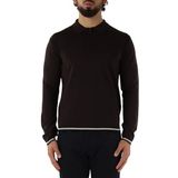 Emporio Armani% 100 Yün Regular Fit Yarım Fermuarlı Polo Yaka Kazak Erkek KAZAK EM001512 AF14158 U6280