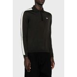 Emporio Armani % 100 Yünlü Fermuarlı Polo Yaka Kazak Erkek Kazak 6R1MU1 1mmhz 0999 - 2XL - Siyah