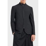 Emporio Armani 3D Efektli Regular Fit Çift Fermuarlı Düğmeli Dik Yaka Ceket Erkek CEKET EM000143 TE11109 UC001