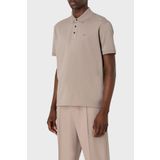 Emporio Armani 3D1FF2 1JTKZ 01M5 Bej Polo Yaka Erkek T-shirt