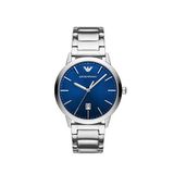 Emporio Armani Ar11311 Ruggero Metalik Gri Çelik Erkek Kol Saati - Gümüş